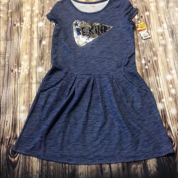 CAT & JACK KIDS GIRLS Be Kind  DRESS XL (14-16) - Picture 2 of 8